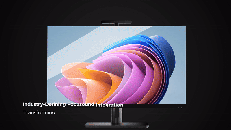 聯想M90a Pro Gen6將清聽聲學屏幕定向發聲技術——聚音屏與顯示屏幕深度融合