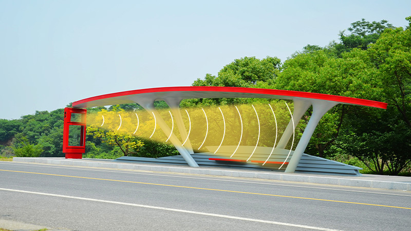 公交站臺定向音箱