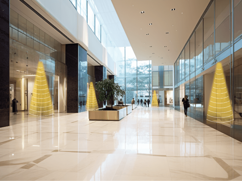 商場定向音箱示意圖