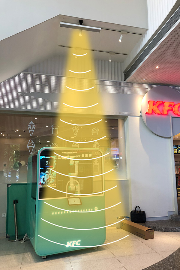 無(wú)人售賣(mài)機(jī)集成定向音響