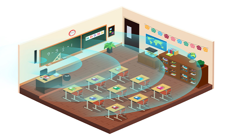 清聽(tīng)聲學(xué)教室均衡聲場(chǎng)系統(tǒng)