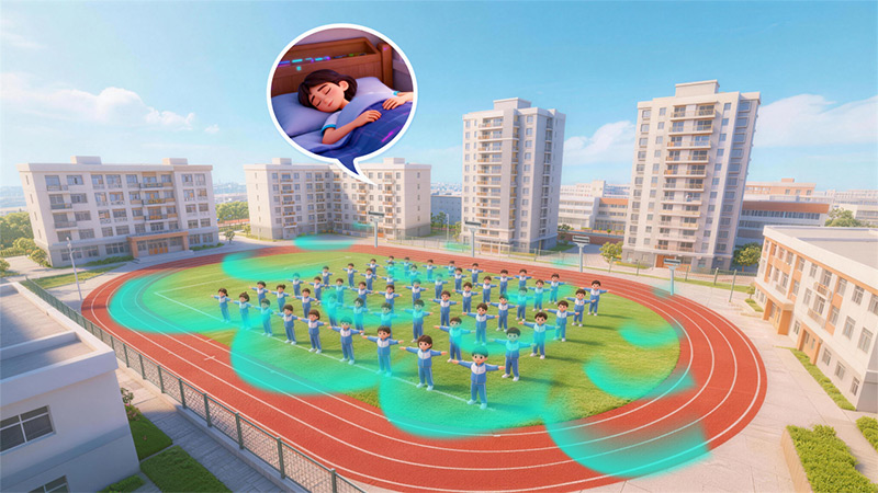 清聽(tīng)聲學(xué)安靜操場(chǎng)系統(tǒng)，定向發(fā)聲不打擾周邊居民